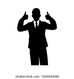 Businessman silhouette,Vector for your web site design, logo, app, UI. Vector illustration, EPS