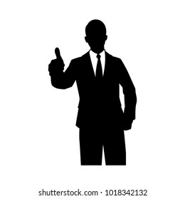 Businessman silhouette,Vector for your web site design, logo, app, UI. Vector illustration, EPS