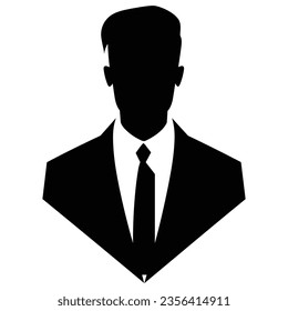 Businessman simple icon vector illustration