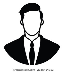 Icono simple de Businessman ilustración vectorial
