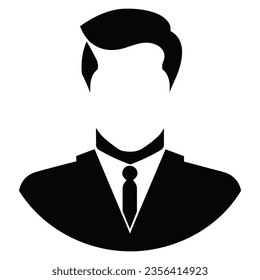 Businessman simple icon vector illustration
