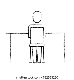 businessman sitting back work office