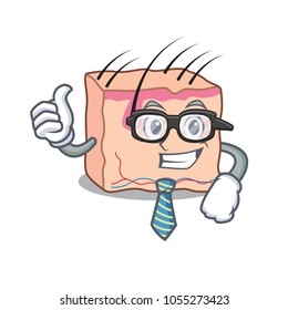 Businessman skin character cartoon style