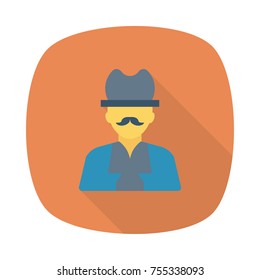  businessman square rounded