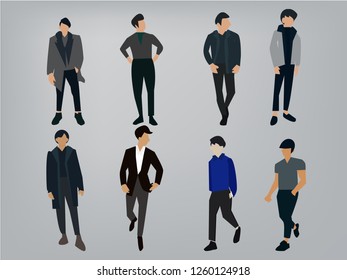 businessman standing vector