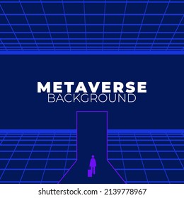 Businessman Start and Steps into Future Door. Moving Forward to New Technology, Blockchain and the Next Layer of the Internet Concepts. Futuristic Tone
