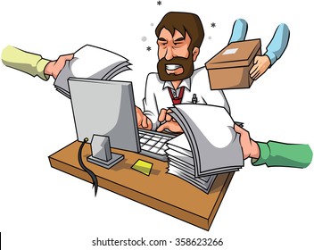Businessman stress