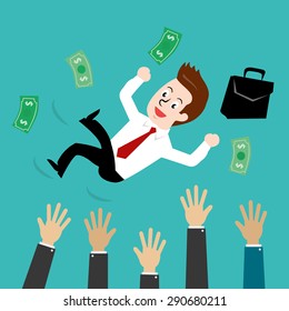 Businessman successful
