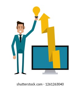 Businessman successful entrepreneur
