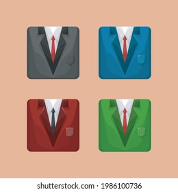 Colección de vectores de iconos de Trayectoria profesional