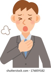 Businessman in a suit posing