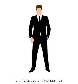 Handsome Stylish Young Man Image On Stock Vector (Royalty Free ...