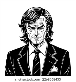 Businessman in a Suit and Tie, Ready for an Important Meeting
