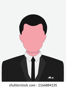 Businessman in suit vector design