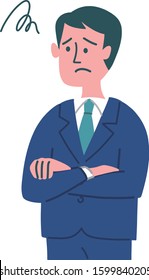 businessman suits man emotion gesture