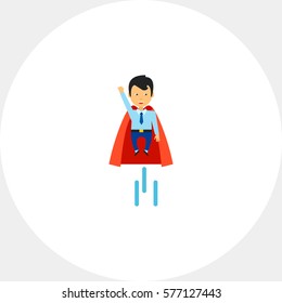 Businessman Superhero Icon