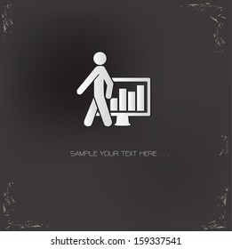 Businessman symbol,vector