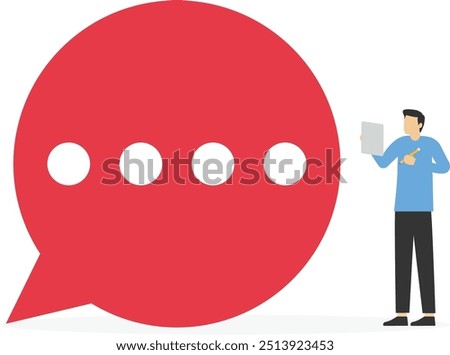 Businessman taking note in the meeting while listen to others information. Note taking or minutes of meeting, conclusion or summary, education lecture or write important information.

