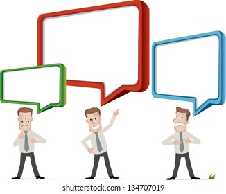 businessman talk