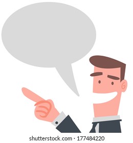 Businessman Talking
