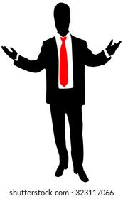 businessman talking