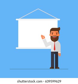 Businessman talking