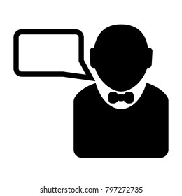 Businessman talking icon image