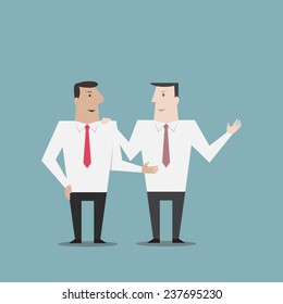 Businessman talking - Vector