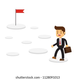 businessman and target