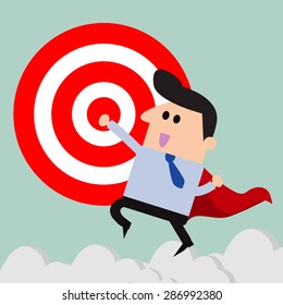  businessman  and Target 