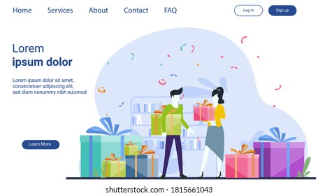 Businessman team  and Lady Brainstorming with cog  - flat design creativity  Modern design Idea and Concept Vector illustration Infographic template.