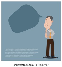 Businessman thinking