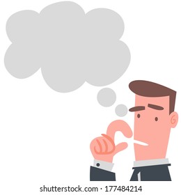 Businessman Thinking