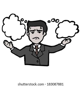 businessman thinking