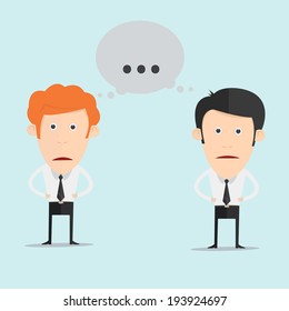 Businessman thinking 