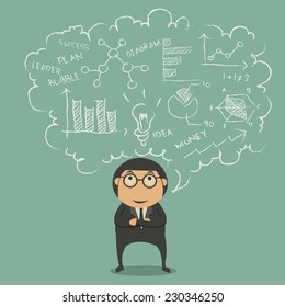 businessman thinking