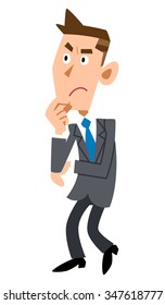 Businessman thinking