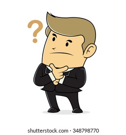 Businessman thinking