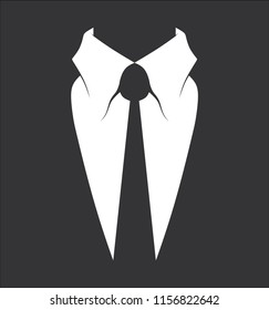 Businessman Tie Icon Stock Vector (Royalty Free) 1156822642 | Shutterstock