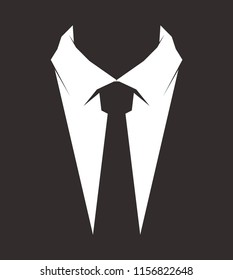 businessman tie icon