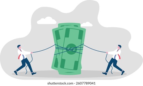 Businessman tighten the money, bsuiness 


