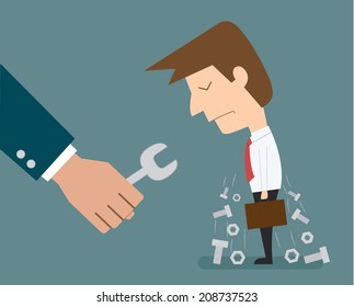 businessman tired 