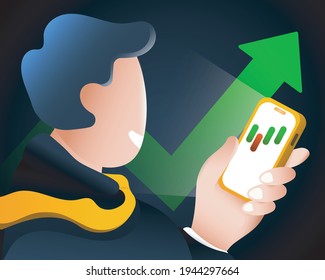 Los hombres de negocios pisotean y progresan los negocios y analizan las finanzas.
