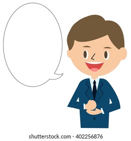 A businessman tried it.The businessman came up with.4