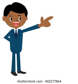 A businessman tried it.The businessman who points.3