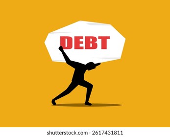 Businessman tries to bear the big debt problem
