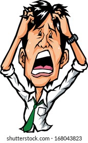 Businessman in trouble