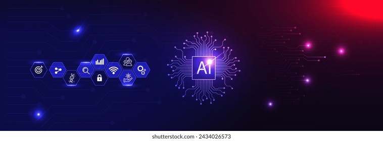 Businessman using chat bot intelligence Ai. Chat with AI Artificial Intelligence