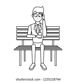 Businessman using smartphone