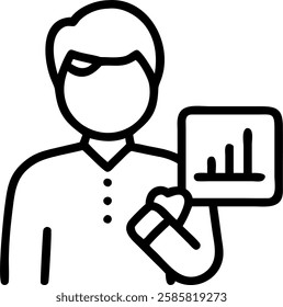 Businessman using tablet with green analytics concept as A male professional analyzing environmental data on a tablet showcasing the integration of digital tools in monitoring and improving the compan